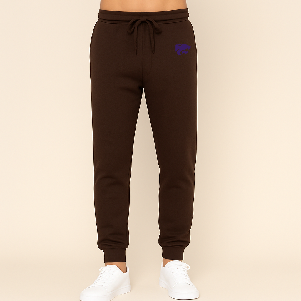 Men's Kansas State Wildcats Logo Joggers Sweatpants