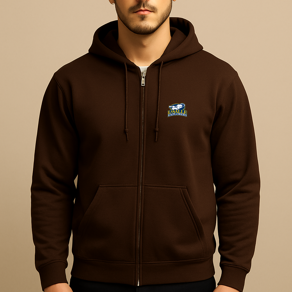 Men's La Salle Explorers Logo Zipper Hoodie
