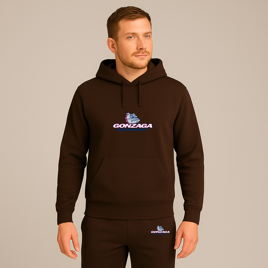 Men's Gonzaga Bulldogs Logo Hoodie Joggers Set