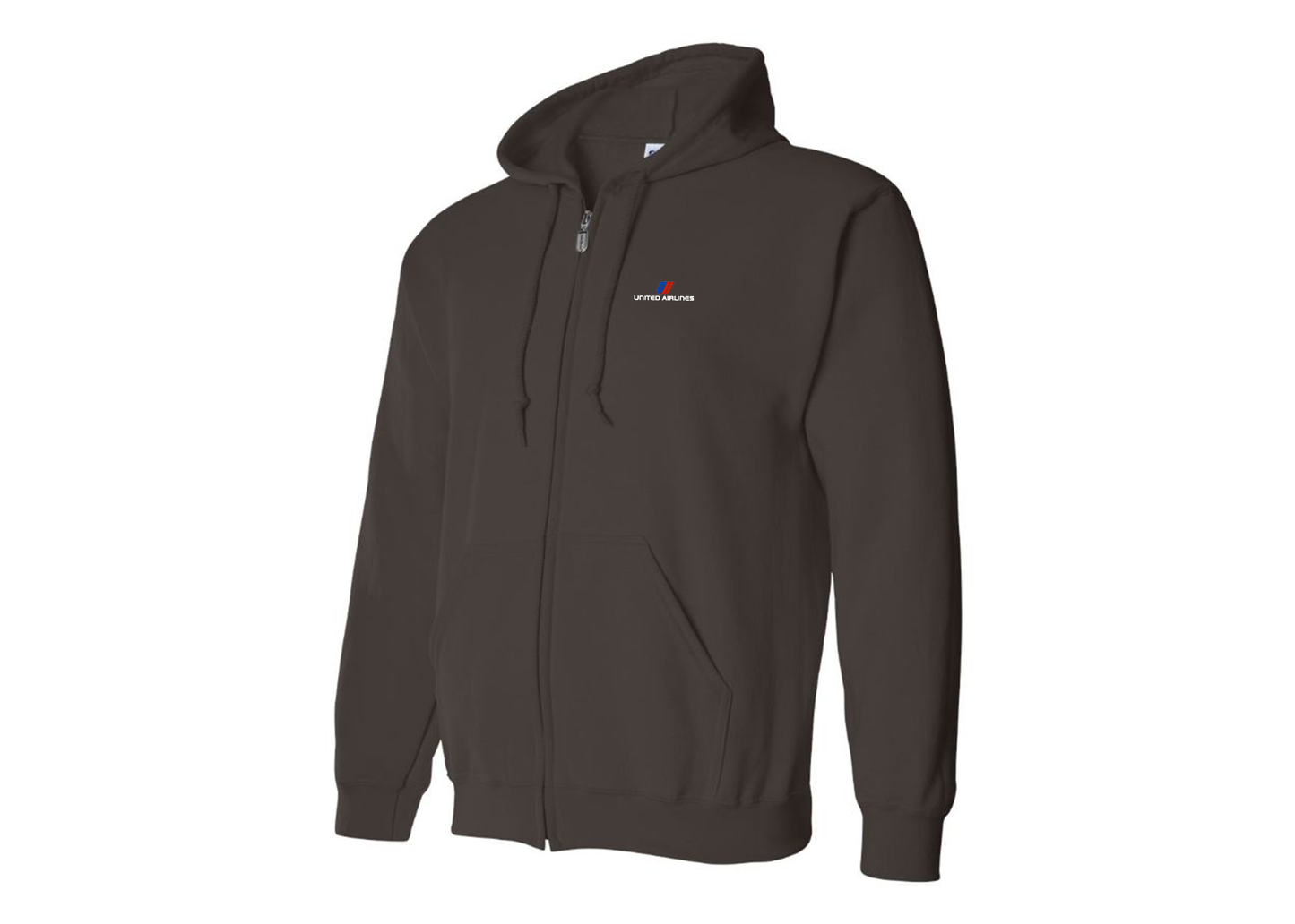 Men's United Airlines Logo Zipper Hoodie