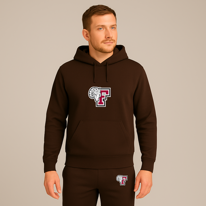Men's Fordham Rams Logo Hoodie Joggers Set