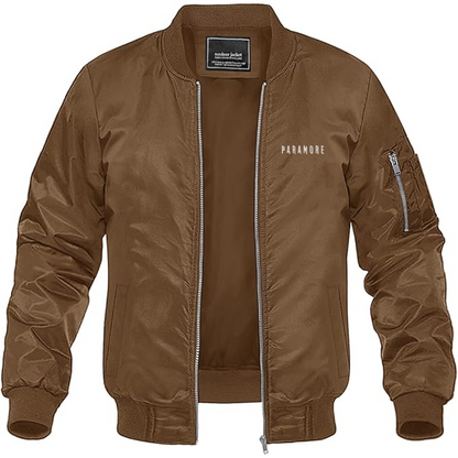 Men's Paramore Lightweight Bomber Jacket Windbreaker Softshell Varsity Jacket Coat