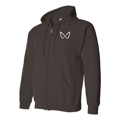 Men's Mahindra Logo Zipper Hoodie