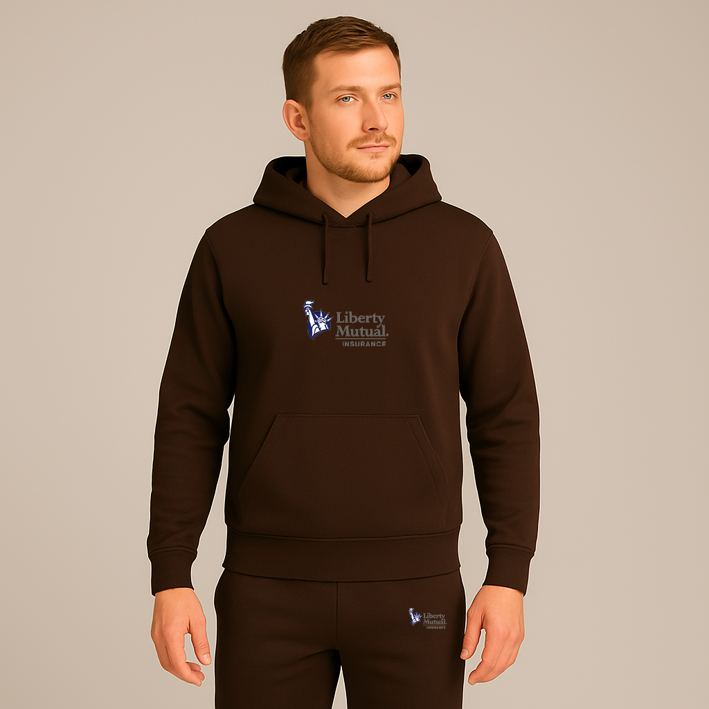 Men's Liberty Mutual Insurance Logo Hoodie Joggers Set