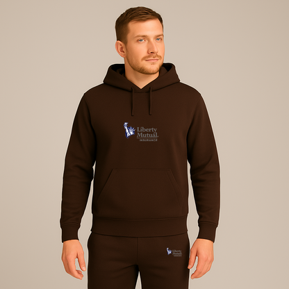 Men's Liberty Mutual Insurance Logo Hoodie Joggers Set