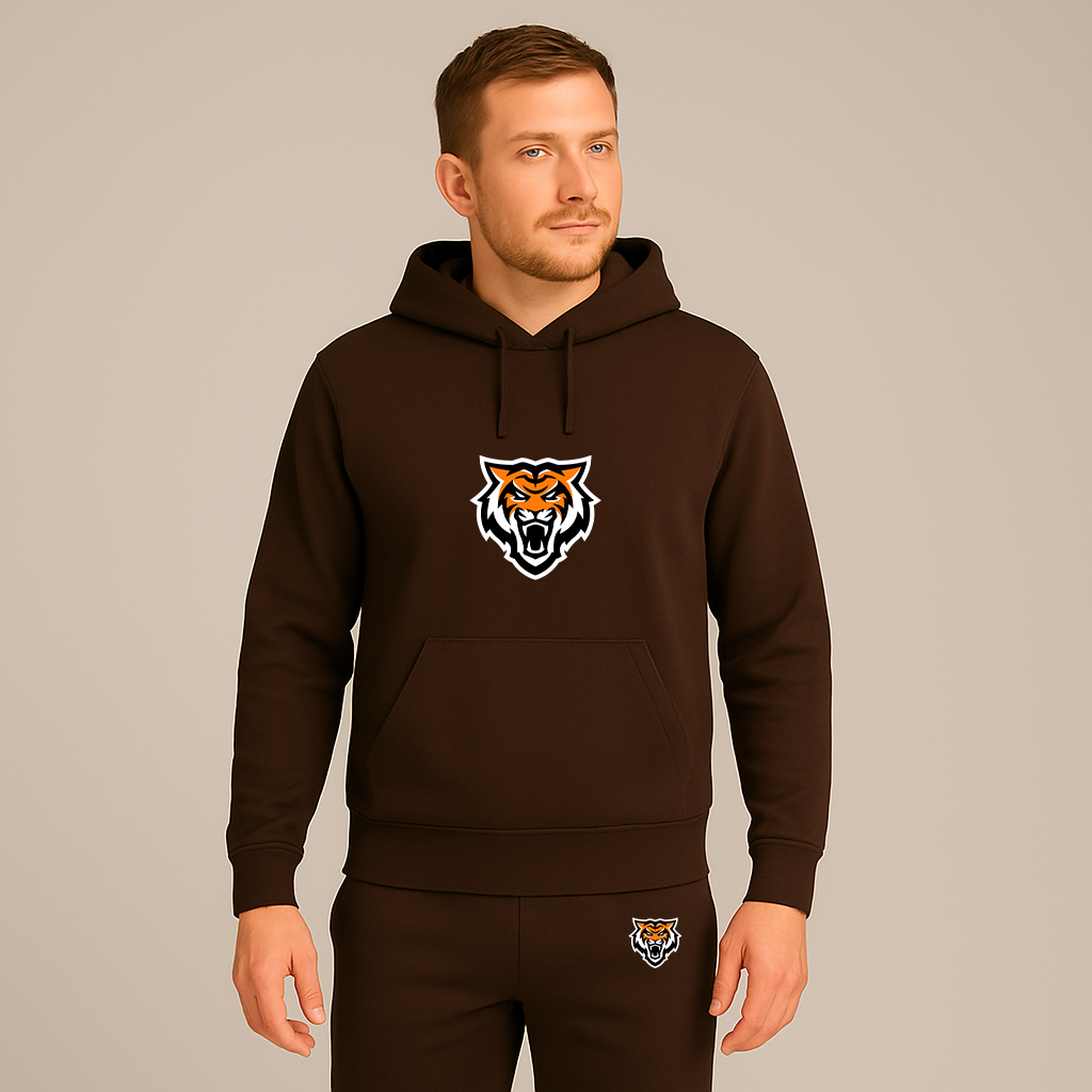 Men's Idaho State Bengals Logo Hoodie Joggers Set