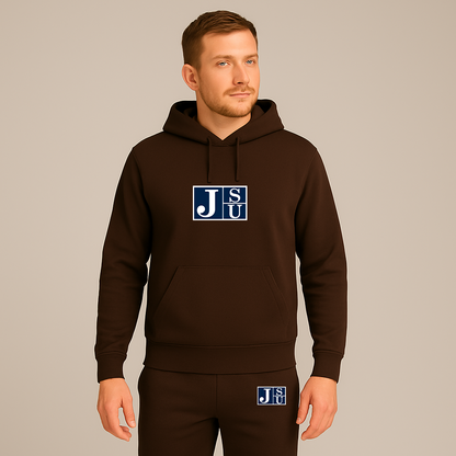 Men's Jackson State Tigers Logo Hoodie Joggers Set