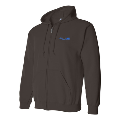 Men's SAIC Motor Logo Zipper Hoodie