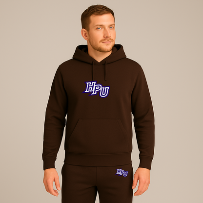 Men's High Point Panthers Logo Hoodie Joggers Set