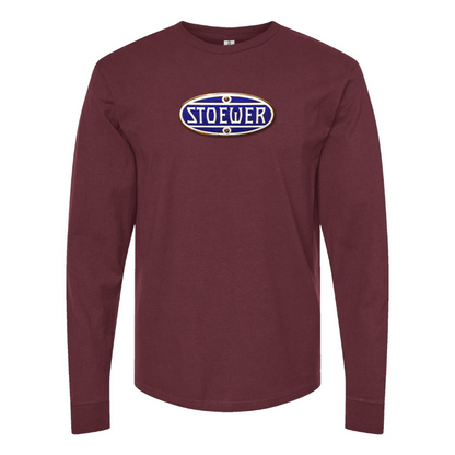 Men's Stoewer Logo Cotton Long Sleeve T-Shirt