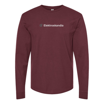 Men's Elektroskandia Logo Cotton Long Sleeve T-Shirt