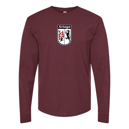 Men's Artega Logo Cotton Long Sleeve T-Shirt