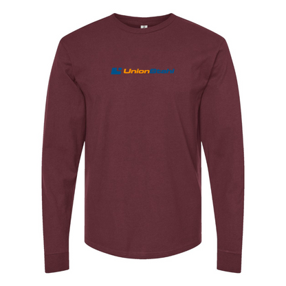 Men's UnionStahl Logo Cotton Long Sleeve T-Shirt