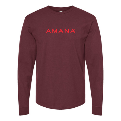 Men's Amana Logo Cotton Long Sleeve T-Shirt
