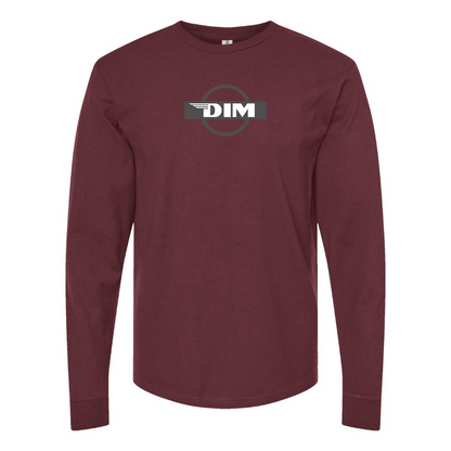 Men's DIM Motor Logo Cotton Long Sleeve T-Shirt