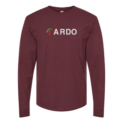 Men's Ardo Logo Cotton Long Sleeve T-Shirt
