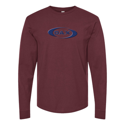 Men's Dax Cars Logo Cotton Long Sleeve T-Shirt