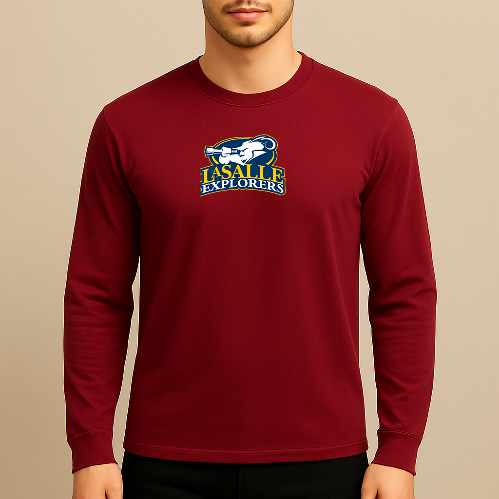 Men's La Salle Explorers Logo Long Sleeve T-Shirt