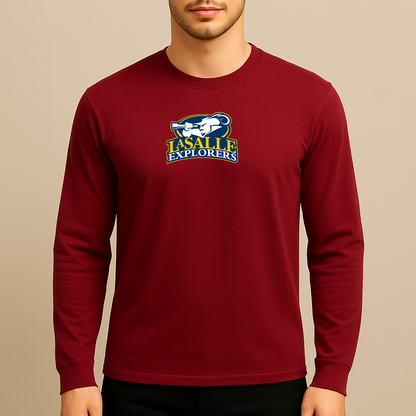 Men's La Salle Explorers Logo Long Sleeve T-Shirt