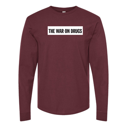 Men's The War on Drugs Logo Cotton Long Sleeve T-Shirt