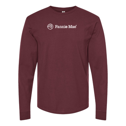 Men's  Fannie Mae Logo Cotton Long Sleeve T-Shirt