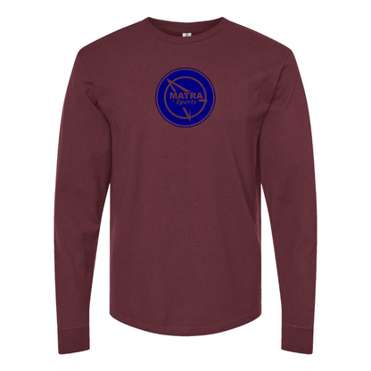 Men's Matra Sports Logo Cotton Long Sleeve T-Shirt