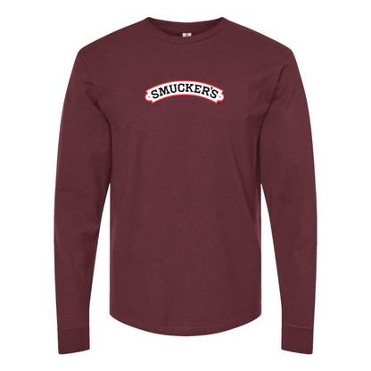 Men's Smucker's Logo Cotton Long Sleeve T-Shirt