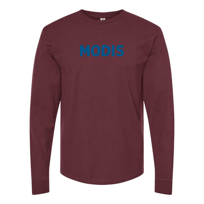 Men's Modis Logo Cotton Long Sleeve T-Shirt