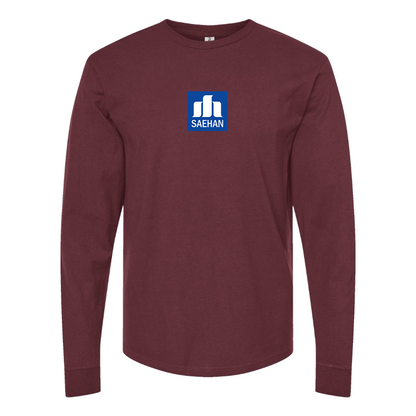Men's Saehan Motors Logo Long Sleeve T-Shirt