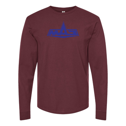 Men's MAZ Logo Cotton Long Sleeve T-Shirt