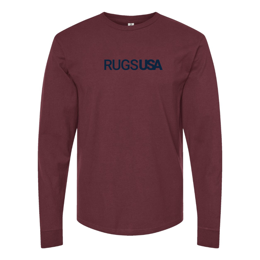Men's RugsUSA Logo Cotton Long Sleeve T-Shirt