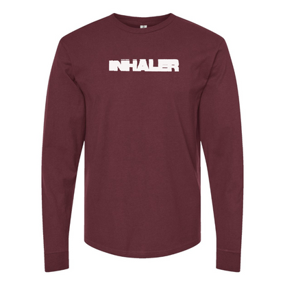 Men's Inhaler  Logo  Cotton Long Sleeve T-Shirt
