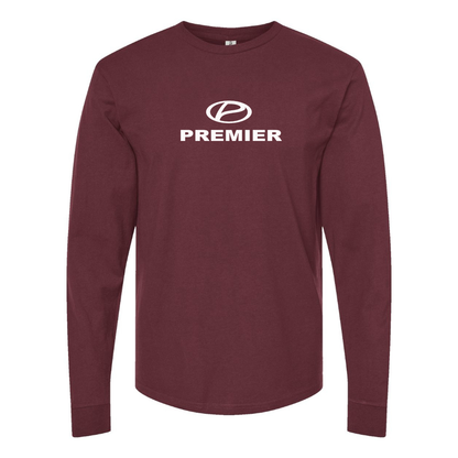 Men's Premier Logo Cotton Long Sleeve T-Shirt