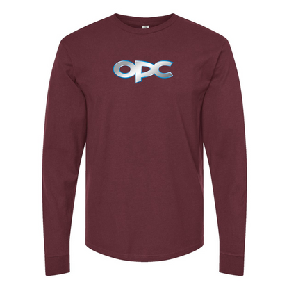 Men's Opel Performance Center Logo Cotton Long Sleeve T-Shirt