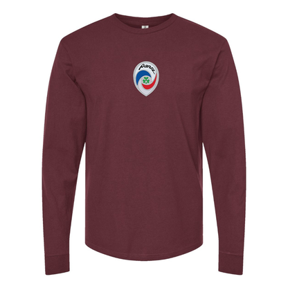 Men's Panoz Logo Cotton Long Sleeve T-Shirt