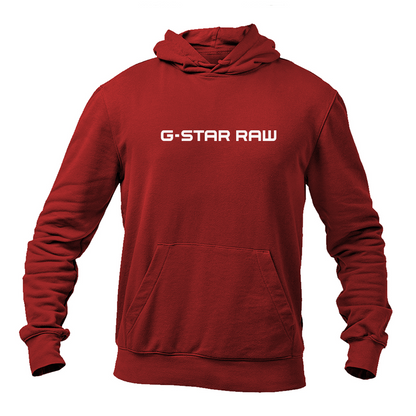 Men's G Star Raw Logo Pullover Hoodie