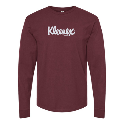 Men's Kleenex Logo Cotton Long Sleeve T-Shirt