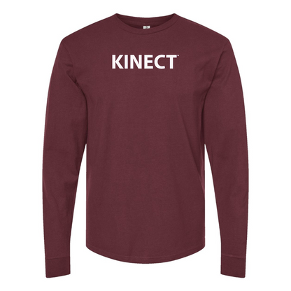 Men's Kinect Logo  Cotton Long Sleeve T-Shirt