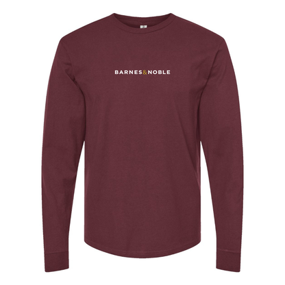 Men's Barnes Noble Logo Cotton Long Sleeve T-Shirt