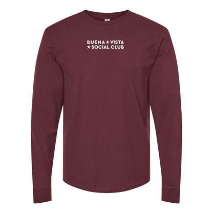 Men's Buena Vista Social Club Logo Cotton Long Sleeve T-Shirt
