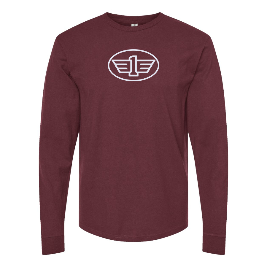 Men's FAW Logo Cotton Long Sleeve T-Shirt