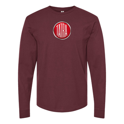 Men's Tatra Logo Cotton Long Sleeve T-Shirt