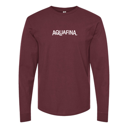 Men's Aquafina  Logo Cotton Long Sleeve T-Shirt
