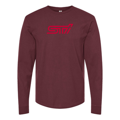 Men's STI Logo Cotton Long Sleeve T-Shirt