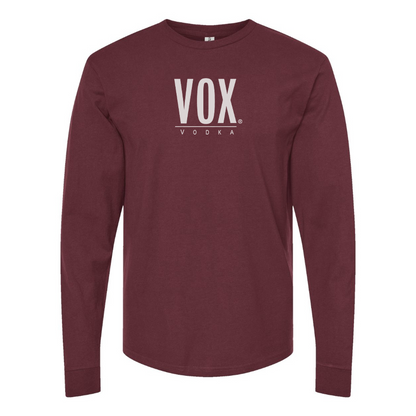 Men's Vox Logo Cotton Long Sleeve T-Shirt