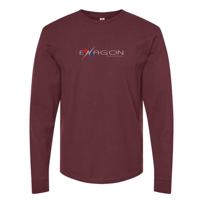 Men's Exagon Engineering Logo Long Sleeve T-Shirt