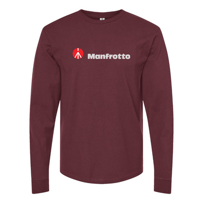 Men's Manfrotto Logo Cotton Long Sleeve T-Shirt