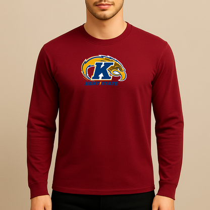 Men's Kent State Golden Flashes Logo Long Sleeve T-Shirt