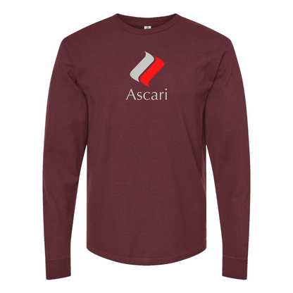 Men's Ascari Logo Cotton Long Sleeve T-Shirt