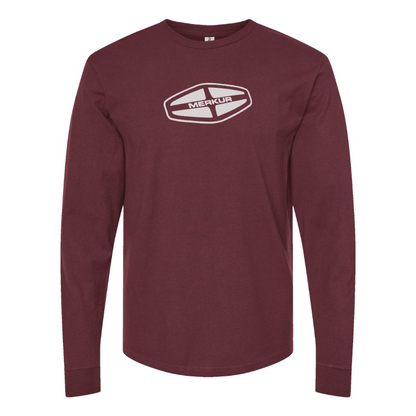 Men's Merkur Logo Cotton Long Sleeve T-Shirt